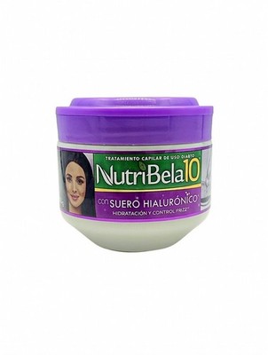 NUTRIBELA SUERO HIALURONICO/10 NATURAL INGREDIENTS/HYDRATING HAIR MASK ANTI FRIZ