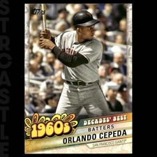 Orlando Cepeda 2020 Topps Decades’ Best #DB-28 San Francisco Giants ⚾ Baseball 