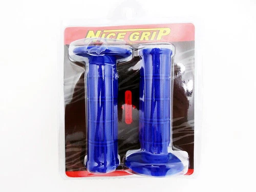 JUEGO DE EMPUÑADURAS DE MANILLAR IZQUIERDO DERECHO YAMAHA YZ450F JBS AZUL PAR - Imagen 4 de 4