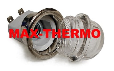 oven lamp complete mounting ø 35,5mm  E14 temp.-resist. 300°C shock-resistant
