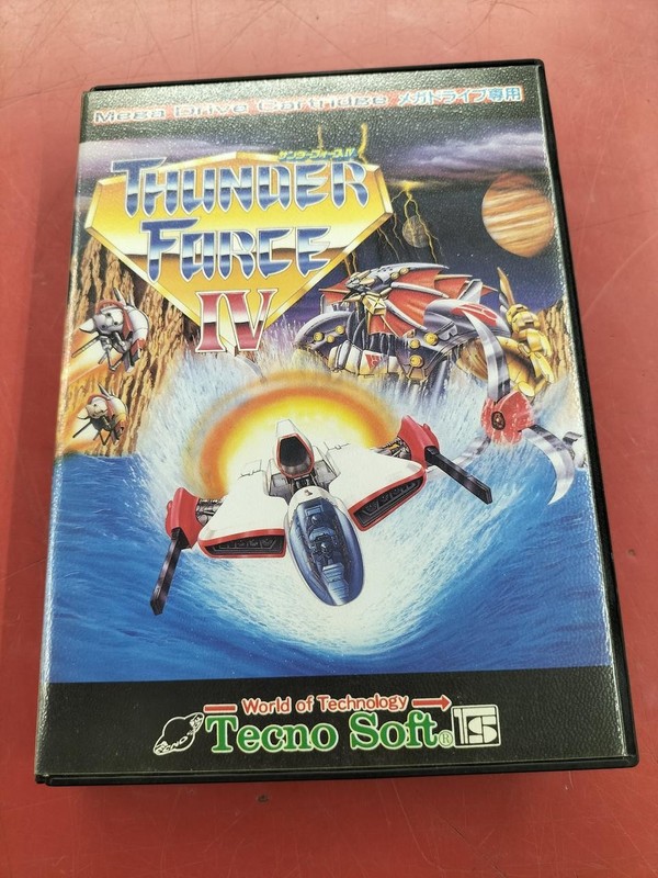 Thunder Force IV Sega Mega Drive MD Game Complete Boxed Used
