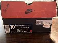 Vintage Nike Air Diamond Fury 2 Mid Empty Sho...