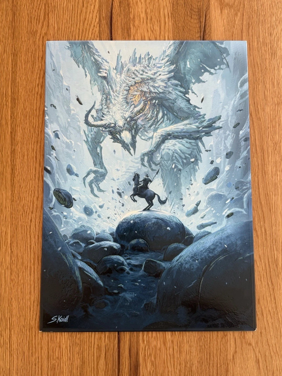 Displate Limited Edition Metal Poster The Glacial Guardian S. Koidl - 5/700 7
