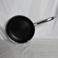 HexClad 11” Hybrid Nonstick Stainless Steel Ceramic Frying Pan Skillet No Lid