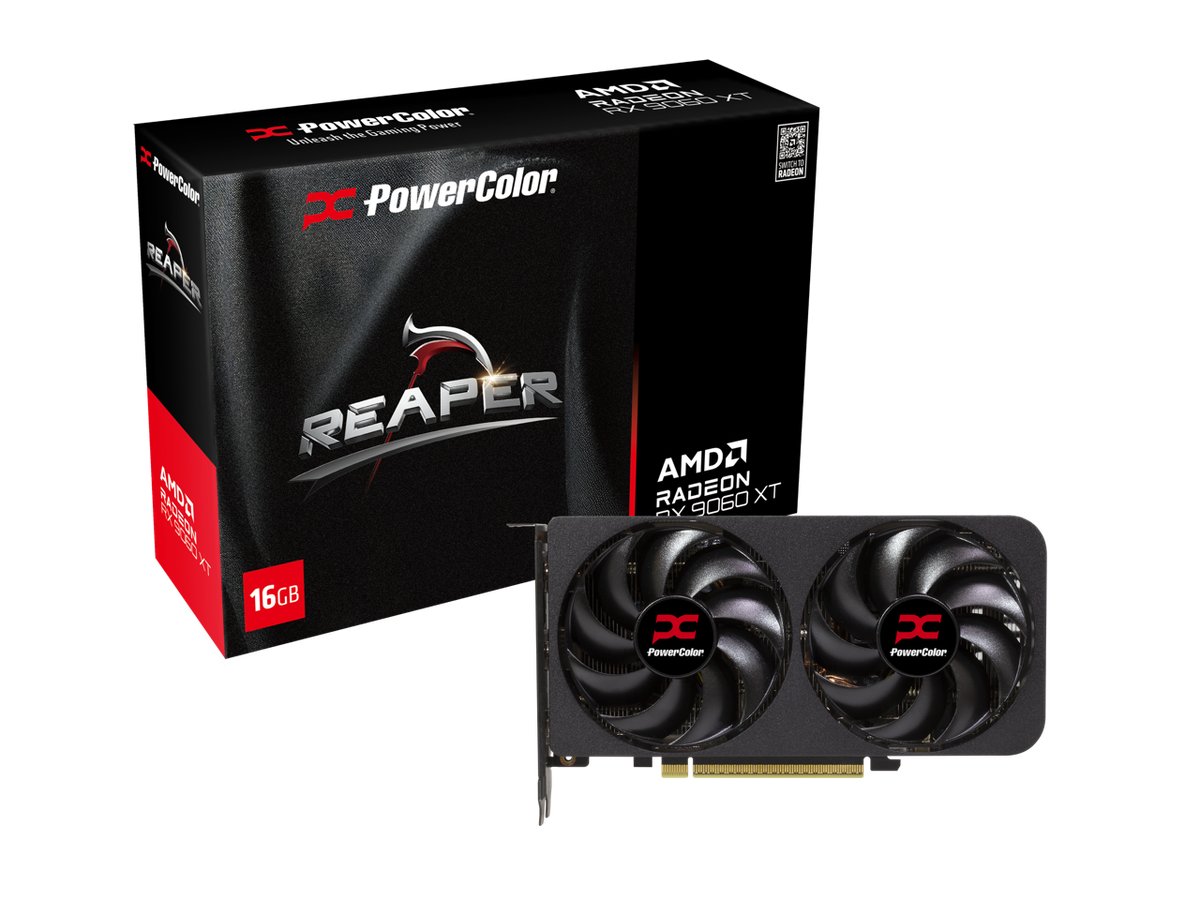 PowerColor Reaper Radeon RX 9060 XT 16GB GDDR6 PCI Express 5.0 x16