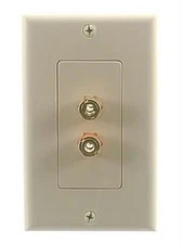 Stinger 28146WH Home Audio Theater Gold 5 - Way Speaker Post Mount Plates New