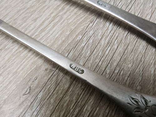Set of 6 Pre Russian Revolution Sterling Silver Teaspoons 84 - Foto 5 di 5