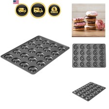 Donut Pan 20 Cavity Non-Stick Steel Bakeware Perfect for Homemade Donuts