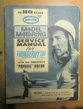 1963 HO Aurora Model Motoring Service Manual for Thunderjet 500 PANCAKE MOTOR