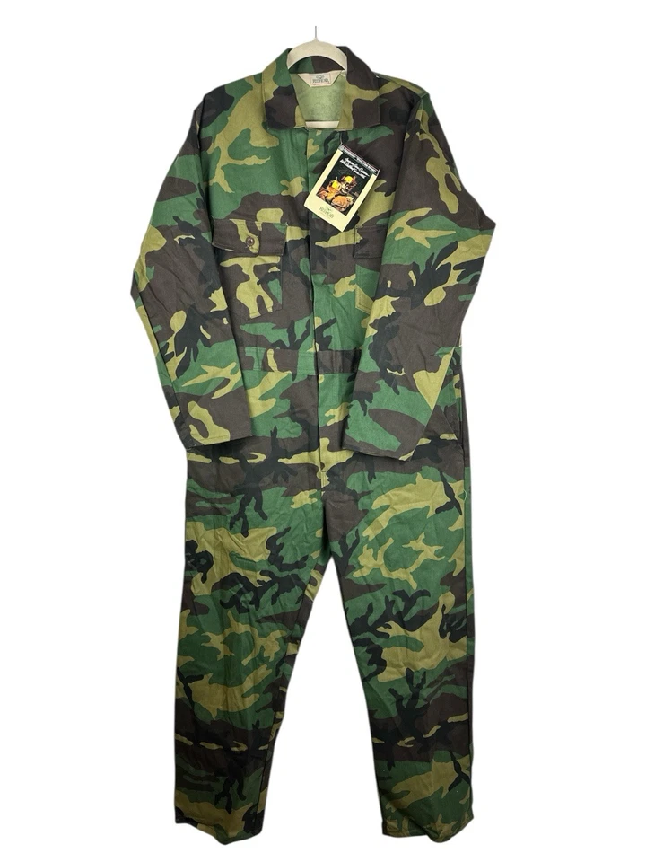 NWT Vintage OS Redhead Deluxe Camouflage Coveralls Men’s L Made in USA - Image 2 of 4