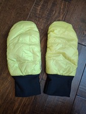 Columbia Womens size M Bright Lime Green Mittens Snow Winter Ski Omni-Shield