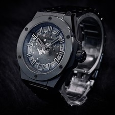 Hublot Big Bang Integrated Time Only 40mm Black Skeleton Ceramic 456.CX.0140.CX 7