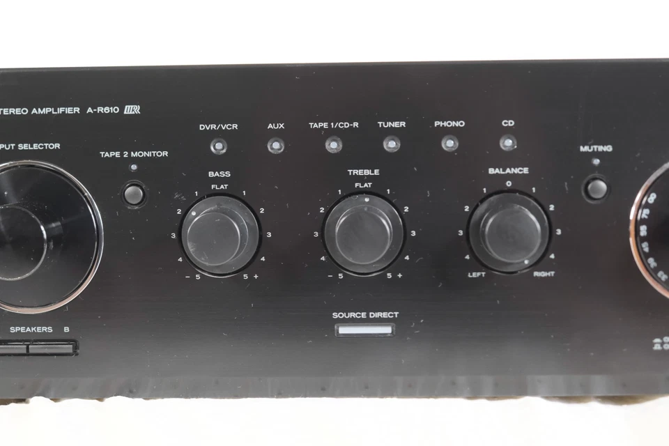 TEAC A-R610 Stereo Integrated Amplifier Black HiFi Separate Vintage rare - Image 3 of 4