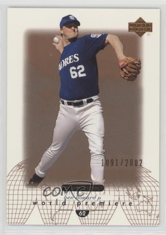 2002 Upper Deck Ovation World Premiere 1091/2002 Ben Howard #78 Rookie RC 0dk