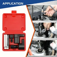 5PCS O2 Oxygen Sensor Socket Thread Chaser Set O2 Sensor Wrench Removal Tool Kit