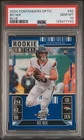2024 Panini Contenders Optic #62 Bo Nix Blue PSA 10