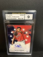 2024 Topps Baseball Stars Auto Triston McKenzie #BSA-TMC Card Graded 10 By UCG