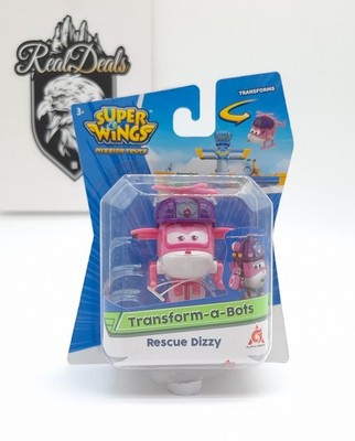 Super Wings Rescue Dizzy Transform-a-Bots Mission Teams Figur OVP