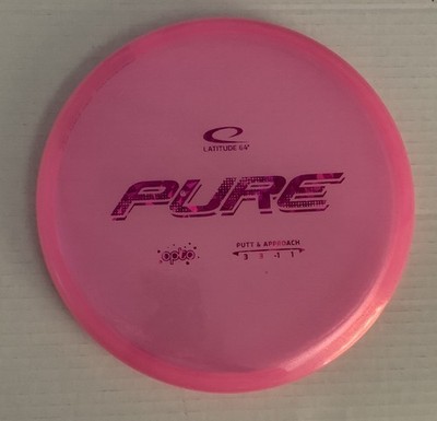Latitude 64 Opto Glimmer Pure Pink 174 grams Disc golf disc