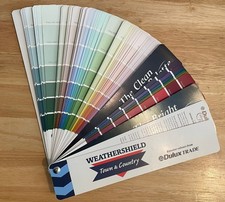 Dulux Weathershield, Town and Country paint palette chart, 1996