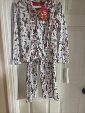 Dr. Seuss The Grinch Who Stole Christmas Tree Pajamas Coat 2 Piece New Nwt Boy L