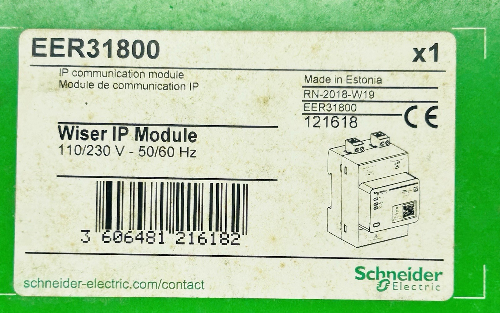 SCHNEIDER EER31800 COMMUNICATION MODULE 110-230V FREE FAST SHIPPING | eBay