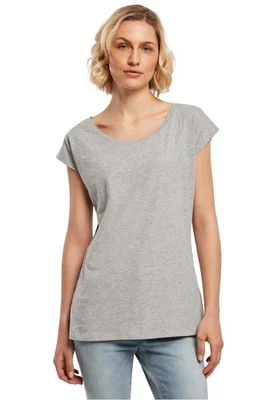 Femme Bb013ladies Wide Neck Tee TShirt, Gris, XXL EU - Photo 1/4