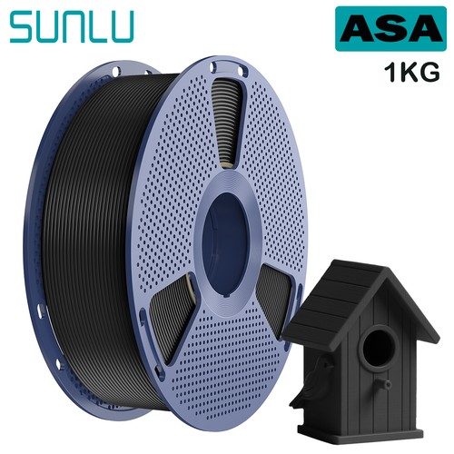 SUNLU ASA 1KG/5KG/10KG 3D Printer Filament 1.75mm ASA,UV/Rain/Heat Resistant Lot