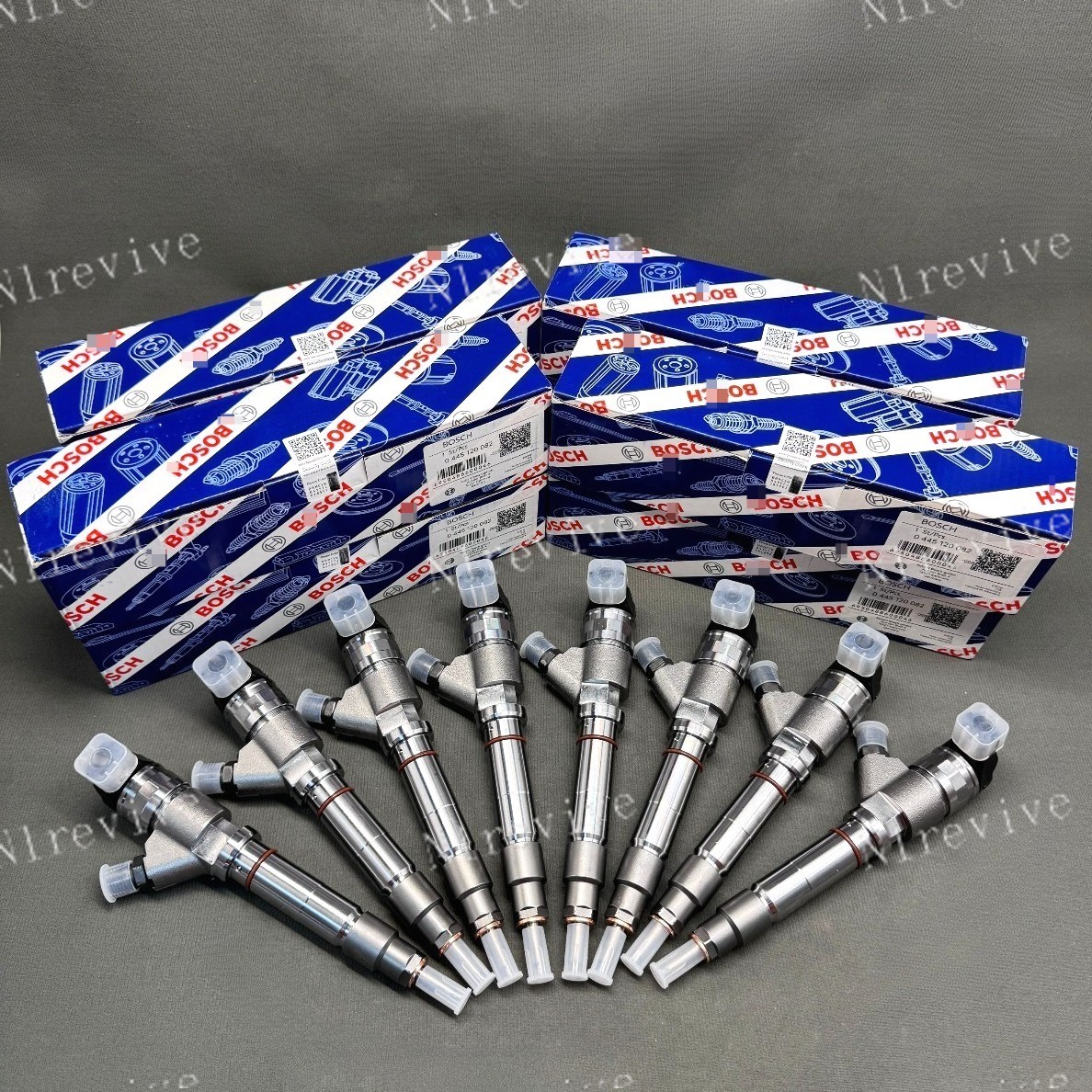 NEW 8x Fuel Injector For GMC LMM Duramax 07-10 6.6L Bosch 0445120082 0986435520