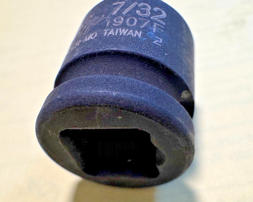 Grey Pneumatic 1907F Grey Pneumatic SOC 7/32 3/8D IMP HEX MALE Lifetime Warranty - Picture 4 of 5