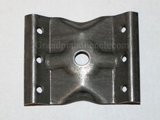 Piano Bench Leg Brace Bracket - Steel - connect legs to bench