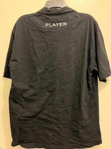 Nintendo ""Player"" schwarzes Poloshirt Videospiel Vintage Promo XL - Bild 3 von 5