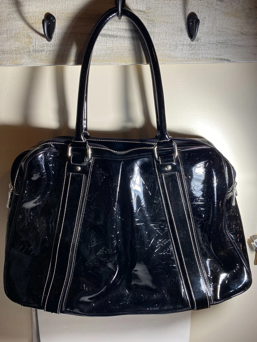Arcadia Black Leather Handbag Italy eBay