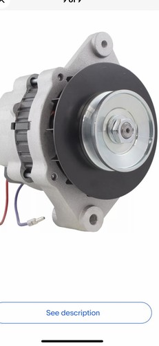 Alternator Replaces Mercury Marine 12449, 19685, 817119, 817119-1, 817119-2 - Picture 4 of 4
