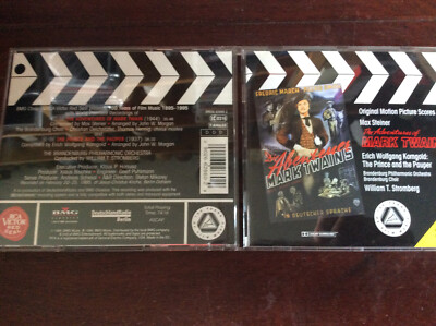 Adventures of Mark Twain [CD Album] Korngold Soundtrack  Max Steiner  VARESE SAR
