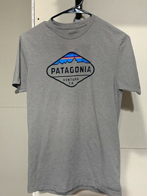 SUNSET LOGO T-SHIRTS グレー size2 Patagonia Ventura CA Classic Mountain Sunset Logo Men's Gray