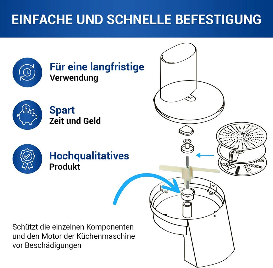 Bosch Scheibenträger Mitnehmer Durchlaufschnitzler Flügel MUM44 MUZ4DS2 091027 - Bild 4 von 4