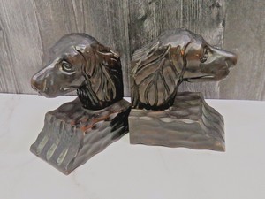 hand carved wood dog