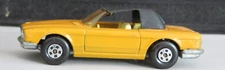 Lesney Matchbox 350SL yellow Mercedes Benz No 6