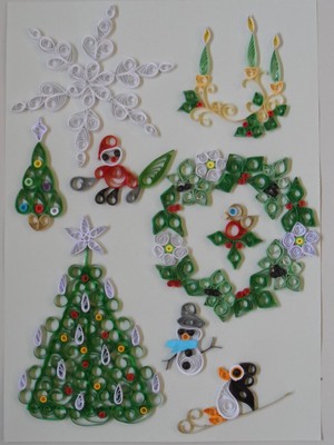 Immagini Quilling Natale.Quilling Kit Disegni Per Natale 2 2mm Da Past Times Quilling Ebay