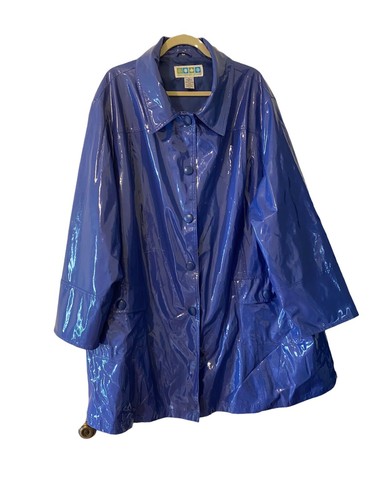 rain jacket No-hood Snap Closure | eBay