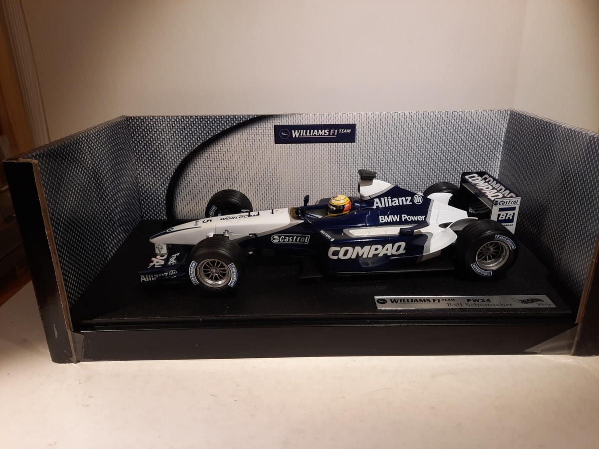 Hot Wheels 54624 , Williams FW 24 , R. Schumacher, vergilbte OVP