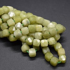 FACETED Cube Beads - 15" Strand,  for Jewellery Making, 3.5mm-4.5mm