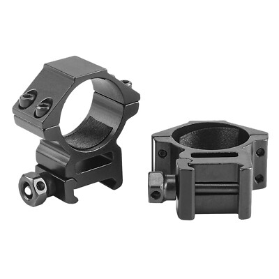 Riton Optics 34mm Medium Black Anodized Aluminum Rifle Scope Rings #X34M