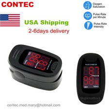 Finger Pulse Oximeter Blood Oxygen Saturation Heart Rate Measure SpO2 Monitor US