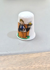 Collectable Wimpy /Popeye Stoke-on-Trent Fine Bone China Thimble