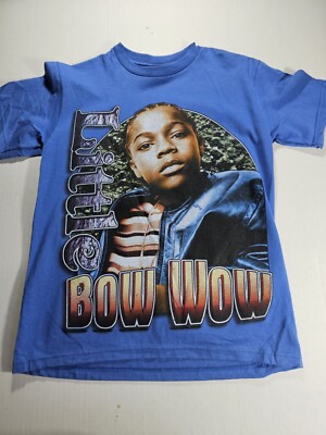 Vtg 90s Lil Bow Wow Bootleg Raptee T-Shirt Size Medium Kids