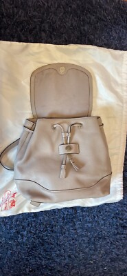 Coach Elle Drawstring Backpack in Grey | eBay display picture 1