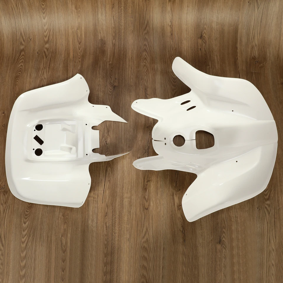 For 1993-2005 Honda Sportrax 90 TRX90 White Front & Rear Fender Kit ABS Mudguard Foto 4 de 4