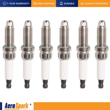 Set of 6 Spark Plug ZGR6STE2 For BMW E60 E90 E92 E93 135 335 535